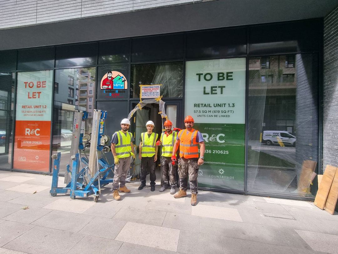 The London House Doctor team on site